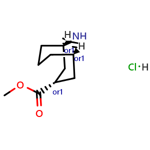 Chemical structure of Methyl exo-9-azabicyclo[3.3.1]nonane-3-carboxylate hydrochloride , CAS 2101775-07-7, AChemBlock L21749
