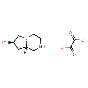 Cis-octahydropyrrolo[1,2-a]piperazin-7-ol; oxalic acid
