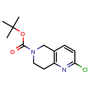 tert-Butyl 2-chloro-5,6,7,8-tetrahydro-1,6-naphthyridine-6-carboxylate