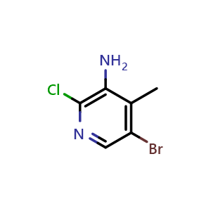 5-Bromo-2-chloro-4-methylpyridin-3-amine