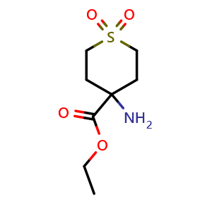 Ethyl 4-amino-1,1-dioxothiane-4-carboxylate