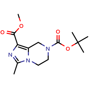 7-Tert-butyl 1-methyl 3-methyl-5H,6H,7H,8H-imidazo[1,5-a]pyrazine-1,7-dicarboxylate