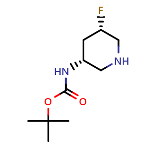 tert-Butyl N-[(3R,5S)-5-fluoropiperidin-3-yl]carbamate