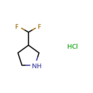 3-(Difluoromethyl)pyrrolidine hydrochloride