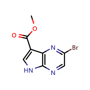 Methyl 2-bromo-5H-pyrrolo[2,3-b]pyrazine-7-carboxylate