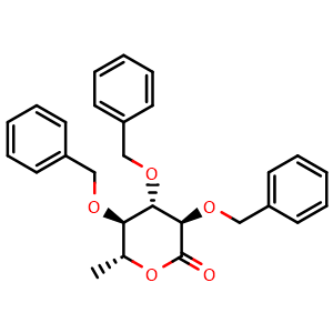 rac-(3R,4S,5R,6R)-3,4,5-tris(benzyloxy)-6-methyltetrahydro-2H-pyran-2-one
