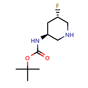 tert-Butyl N-[(3S,5S)-5-fluoropiperidin-3-yl]carbamate