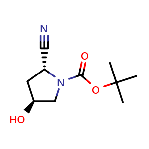 rac-tert-butyl (2R,4S)-2-cyano-4-hydroxypyrrolidine-1-carboxylate
