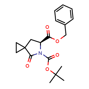 6-Benzyl 5-tert-butyl (6S)-4-oxo-5-azaspiro[2.4]heptane-5,6-dicarboxylate