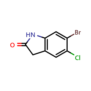 6-Bromo-5-chloro-2,3-dihydro-1H-indol-2-one