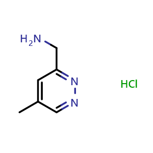 (5-Methylpyridazin-3-yl)methanamine hydrochloride