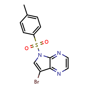 7-Bromo-5-(4-methylbenzenesulfonyl)-5H-pyrrolo[2,3-b]pyrazine