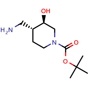 tert-Butyl (3R,4R)-4-(aminomethyl)-3-hydroxypiperidine-1-carboxylate