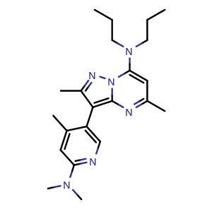 Chemical structure of R-121919 , CAS 195055-03-9, AChemBlock L22226