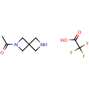 1-{2,6-Diazaspiro[3.3]heptan-2-yl}ethan-1-one; trifluoroacetic acid
