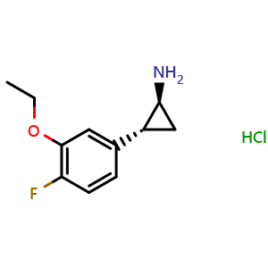 (1S,2R)-Rel-2-(3-ethoxy-4-fluorophenyl)cyclopropan-1-amine hydrochloride