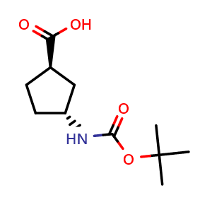 (1R,3R)-3-{[(tert-Butoxy)carbonyl]amino}cyclopentane-1-carboxylic acid