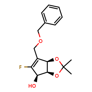 (3aS,4R,6aR)-6-[(Benzyloxy)methyl]-5-fluoro-2,2-dimethyl-2H,3aH,4H,6aH-cyclopenta[d][1,3]dioxol-4-ol