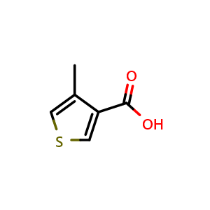 Chemical structure of 4-Methylthiophene-3-carboxylic acid , CAS 78071-30-4, AChemBlock L22411