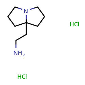 2-(Hexahydro-1H-pyrrolizin-7a-yl)ethan-1-amine dihydrochloride