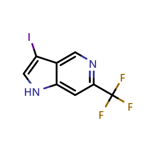 3-Iodo-6-(trifluoromethyl)-1H-pyrrolo[3,2-c]pyridine