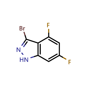 3-Bromo-4,6-difluoro-1H-indazole