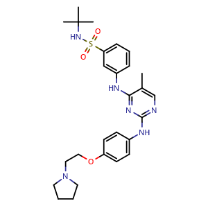 Chemical structure of TG101348 , CAS 936091-26-8, AChemBlock M15125
