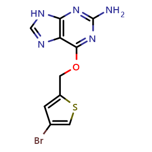 Chemical structure of Lomeguatrib , CAS 192441-08-0, AChemBlock M15128