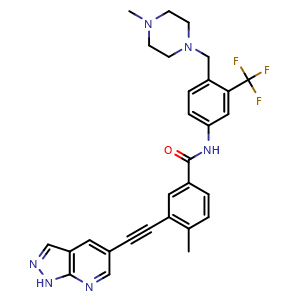 Chemical structure of GZD824 , CAS 1257628-77-5, AChemBlock M15134