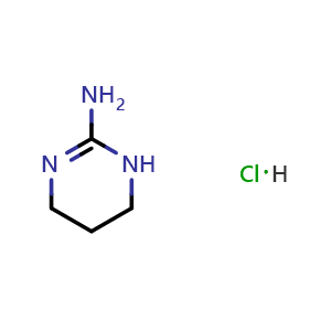 Chemical structure of 2-Amino-1,4,5,6-tetrahydropyrimidine Hydrochloride , CAS 26893-39-0, AChemBlock M15172