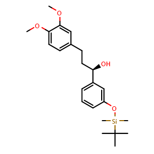 (R)-1-(3-(tert-butyldimethylsilyloxy)phenyl)-3-(3,4-dimethoxyphenyl)propan-1-ol