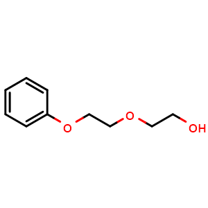 Chemical structure of 2-(2-Phenoxyethoxy)ethan-1-ol , CAS 104-68-7, AChemBlock M15273