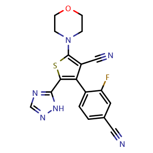 Chemical structure of PF-4989216 , CAS 1276553-09-3, AChemBlock M15278