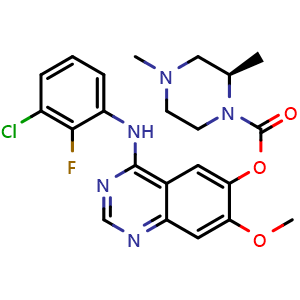 Chemical structure of AZD3759 , CAS 1626387-80-1, AChemBlock M15301