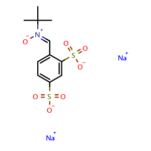 Chemical structure of NXY-059 , CAS 168021-79-2, AChemBlock M15303