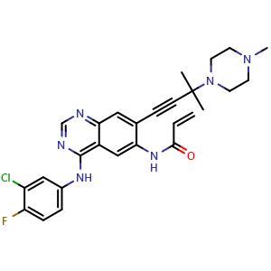 Chemical structure of AV412 , CAS 451492-95-8, AChemBlock M15313