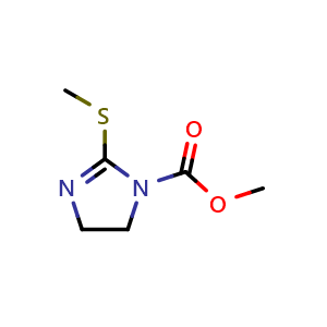 4,5-Dihydro-2-(methylthio)-1H-imidazole-1-carboxylic acid methyl ester