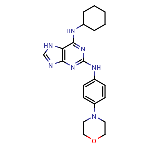 Chemical structure of Reversine , CAS 656820-32-5, AChemBlock M15324