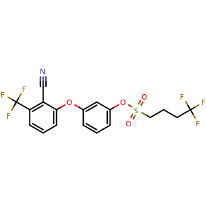 Chemical structure of BAY59-3074 , CAS 406205-74-1, AChemBlock M15363