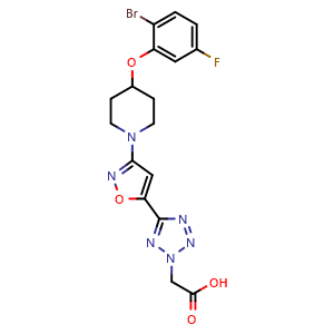 Chemical structure of MK-8245 , CAS 1030612-90-8, AChemBlock M15370