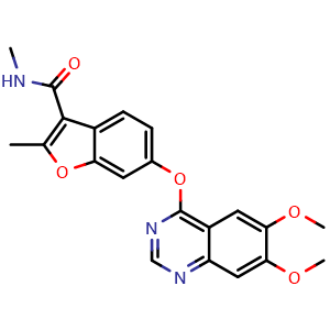 Chemical structure of Fruquintinib , CAS 1194506-26-7, AChemBlock M15372