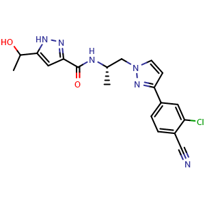 Chemical structure of ODM-201 , CAS 1297538-32-9, AChemBlock M15374