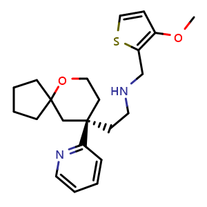 Chemical structure of Oliceridine , CAS 1401028-24-7, AChemBlock M15376