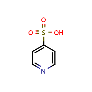 Chemical structure of 4-Pyridinesulfonic acid , CAS 5402-20-0, AChemBlock M15399