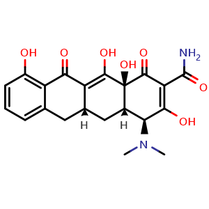 Chemical structure of Sancycline , CAS 808-26-4, AChemBlock M15406