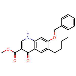 Chemical structure of Nequinate , CAS 13997-19-8, AChemBlock M15416