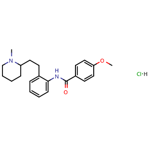Chemical structure of Encainide hydrochloride , CAS 66794-74-9, AChemBlock M15433