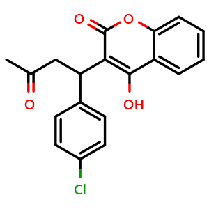 Chemical structure of COUMACHLOR , CAS 81-82-3, AChemBlock M15437