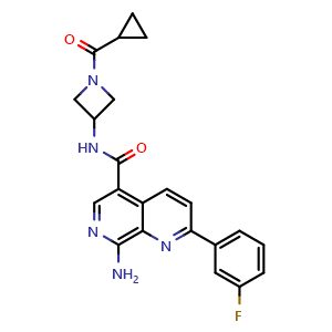 Chemical structure of GNE-495 , CAS 1449277-10-4, AChemBlock M15452