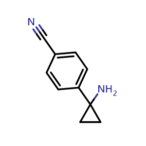4-(1-Aminocyclopropyl)benzonitrile